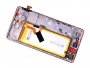 02350KGP - Obudowa przednia z ekranem dotykowy i wyświetlaczem LCD z baterią Huawei P8 Lite - złota (oryginalna)