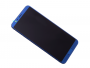 02351SXB - Obudowa przednia z ekranem dotykowym i wyświetlaczem Huawei Honor View 10 - niebieska (oryginalna)
