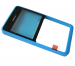 02503G7 - Obudowa przednia Nokia 210 Asha - cyan (oryginalna)