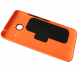 02510P9 - Klapka baterii Microsoft Lumia 640 XL - pomarańczowa (oryginalna)
