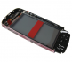 0258251 - Obudowa przednia z ekranem dotykowym Nokia 311 Asha - czerwona (oryginalna)