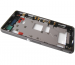 1278-5705 - Ramka obudowy Sony D5503 Xperia Z1 Compact - czarna (oryginalna)