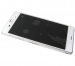 1288-5870 - Obudowa przednia z ekranem dotykowym i wyświetlaczem LCD Sony D6633 Xperia Z3 Dual SIM - biała (oryginalna)