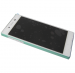 1296-1894 - Obudowa przednia z ekranem dotykowym i wyświetlaczem LCD Sony E6603/ E6653 Xperia Z5 - biała (oryginalna)