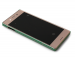 1302-4799 - Obudowa przednia z ekranem dotykowym i wyświetlaczem LCD Sony F5121 Xperia X/ F5122 Xperia X Dual - różowa/ złota (oryginalna)