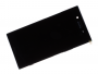 1307-9860, U50061591 - Obudowa przednia z ekranem dotykowym i wyświetlaczem LCD Sony G8141 Xperia XZ Premium - czarna (oryginalna)