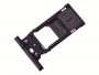 1310-2371 - Szufladka karty SIM Sony H8116 Xperia XZ2 Premium - czarna (oryginalna)