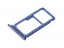 51661ETQ - Szufladka karty SIM i SD Huawei P10 Plus - niebieska (oryginalna)