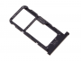 51661JUE - Szufladka karty SIM Huawei P Smart Plus - czarna (oryginalna)