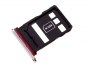 51661QTP - Szufladka karty SIM i SD Huawei P40 - biała (oryginalna)