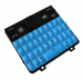 9794F06 - Klawiatura Nokia 210 Asha/ 210 Asha Dual SIM - cyan (oryginalna)