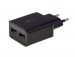 Adapter ładowarka sieciowa HEDO 2xUSB 2.4A - czarna (oryginalna)