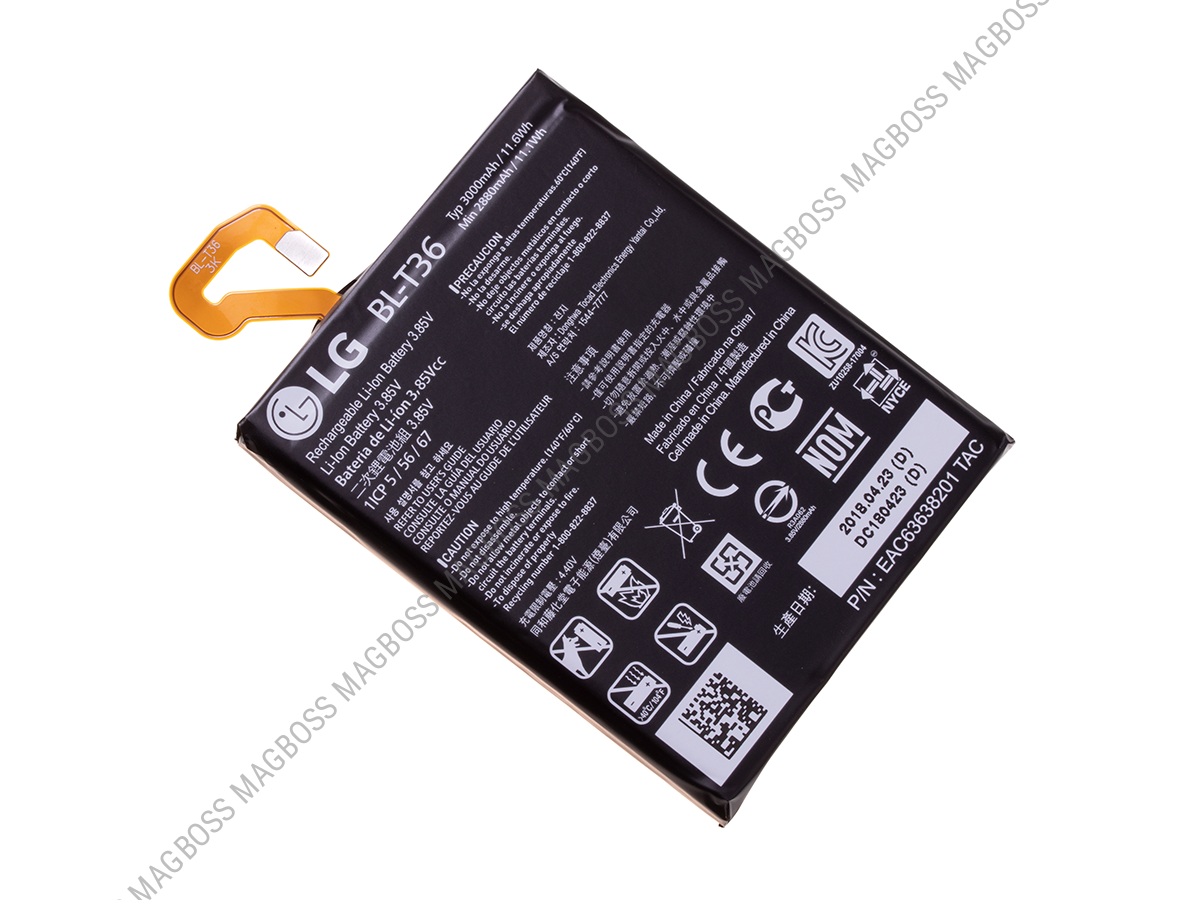 EAC63778201, EAC63638201 - Bateria BL-T36 LG X410 X Series X4 LTE/ LM-X410 K11 (oryginalna)