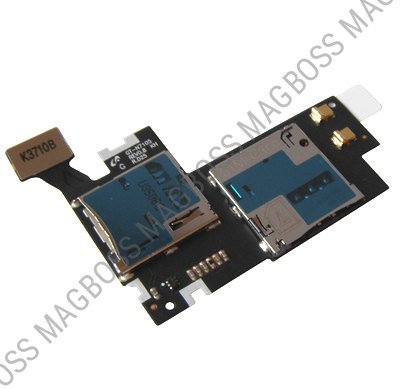 GH59-12800A - Czytnik karty SIM i Micro SD Samsung I7105 Galaxy Note II LTE (oryginalny)