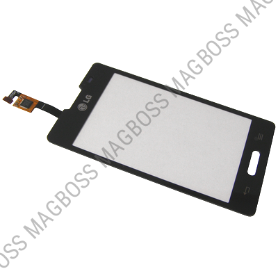 EBD61605202 - Ekran dotykowy LG E440 Optimus L4 II - czarny (oryginalny)