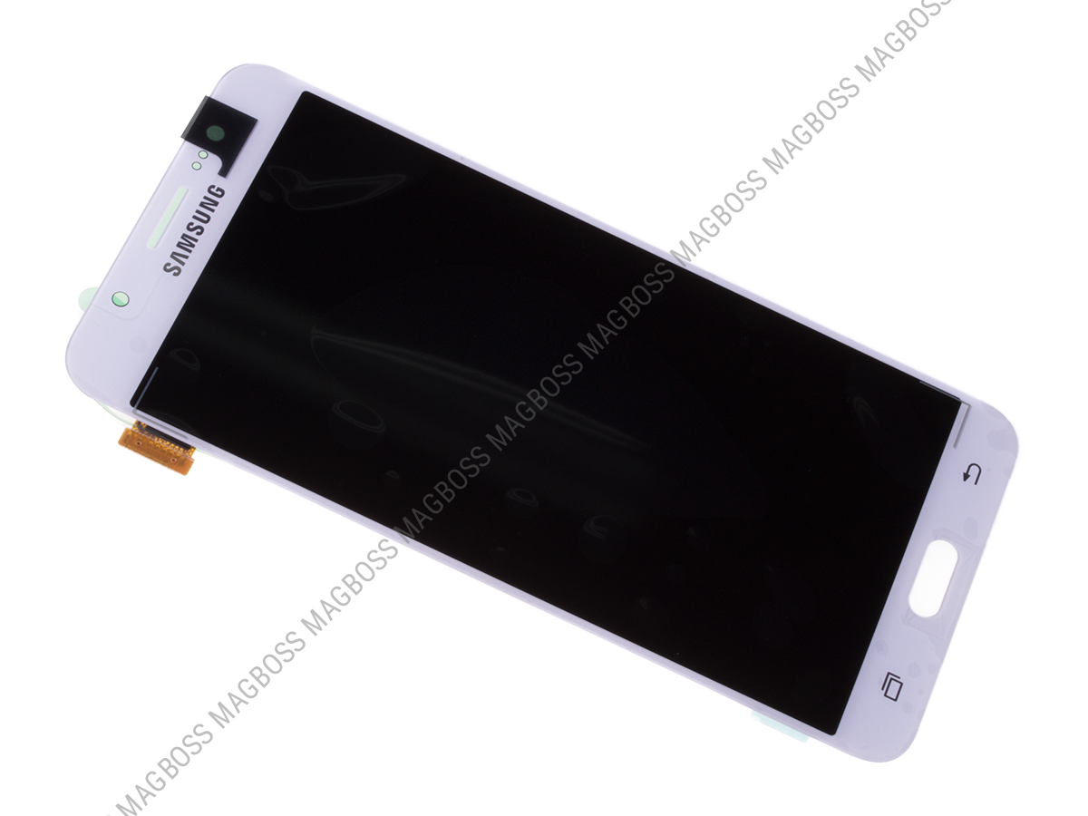 GH97-18855C; GH97-18931C - Ekran dotykowy z wyświetlaczem LCD Samsung SM-J710 Galaxy J7 (2016)/ SM-J710FN/DS Galaxy J7 (2016) Dual SIM - biały (oryginalny)