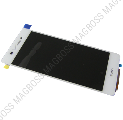 1281-0530 - Ekran dotykowy z wyświetlaczem LCD Sony D6708 Xperia Z3v - biały (oryginalny)