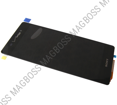 1277-6105 - Ekran dotykowy z wyświetlaczem LCD Sony D6708 Xperia Z3v - czarny (oryginalny)