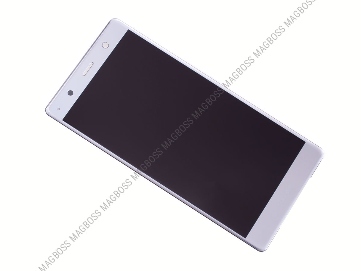 U50055301, 1310-6654 - Ekran dotykowy z wyświetlaczem Sony H8116 Xperia XZ2 Premium/ H8166 Xperia XZ2 Premium Dual SIM - srebrny (oryginalny)