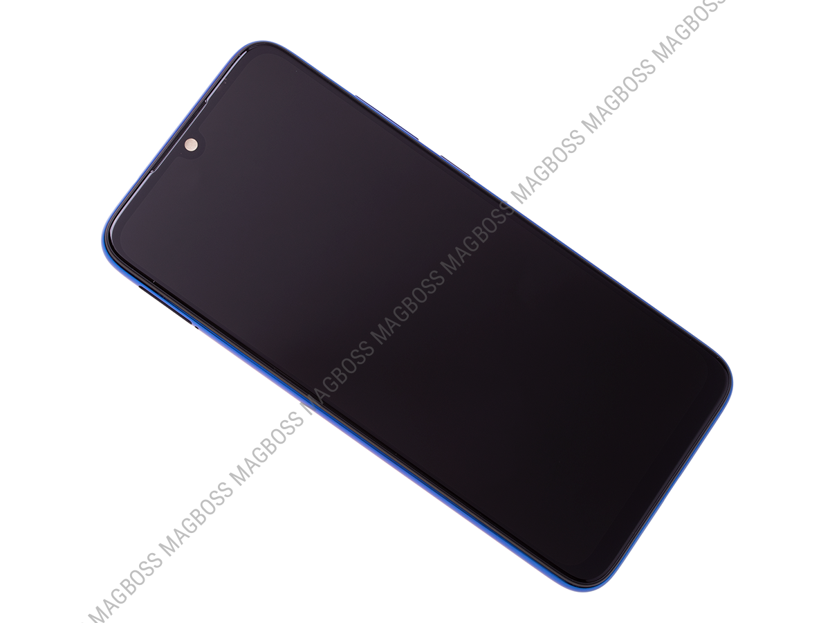 5610100140C7 - Ekran dotykowy z wyświetlaczem Xiaomi Redmi Note 7 - niebieski (oryginalny)