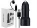 EP-L1100WBEGEU - Ładowarka samochodowa Samsung Dual USB Port EP-L1100 15W - czarna (oryginalna)