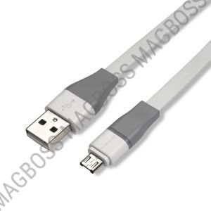 4SC8472 - Kabel micro USB 1m 4smarts PulseCord - szaro biały (oryginalny) 