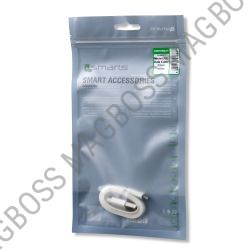 4S468473 - Kabel Micro USB Quick Charge 4smarts Basic  53cm - biały (oryginalny)
