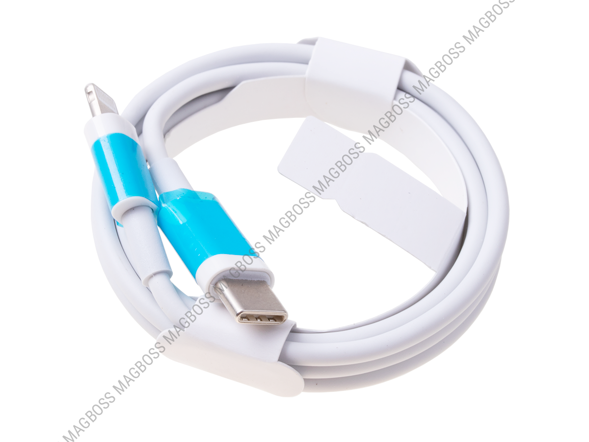 Kabel PD (18 kW) Type-C Lighting iPhone 11/ 11 Pro/ 11 Pro Max - biały 