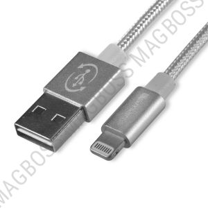4SC8476 - Kabel USB 1m 4smarts Basic RAPIDCord - srebrny (oryginalny)