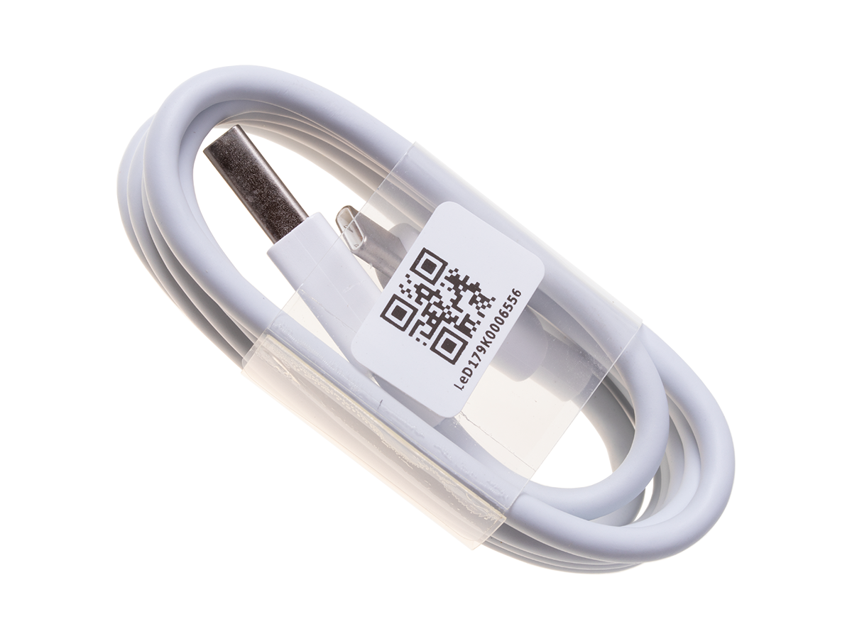 451123W06070 - Kabel USB 3A Type-C Xiaomi Mi Mix 2S - biały (oryginalny)