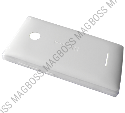 02507V4 - Klapka baterii Microsoft Lumia 532/ Lumia 532 Dual SIM - biała (oryginalna)