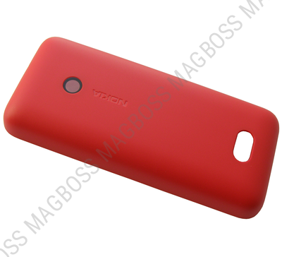 02504L7 - Klapka baterii Nokia 208 - czerwona (oryginalna)