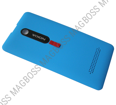 02503F2 - Klapka baterii Nokia 210 Asha/ 210 Asha Dual SIM - cyan (oryginalna)
