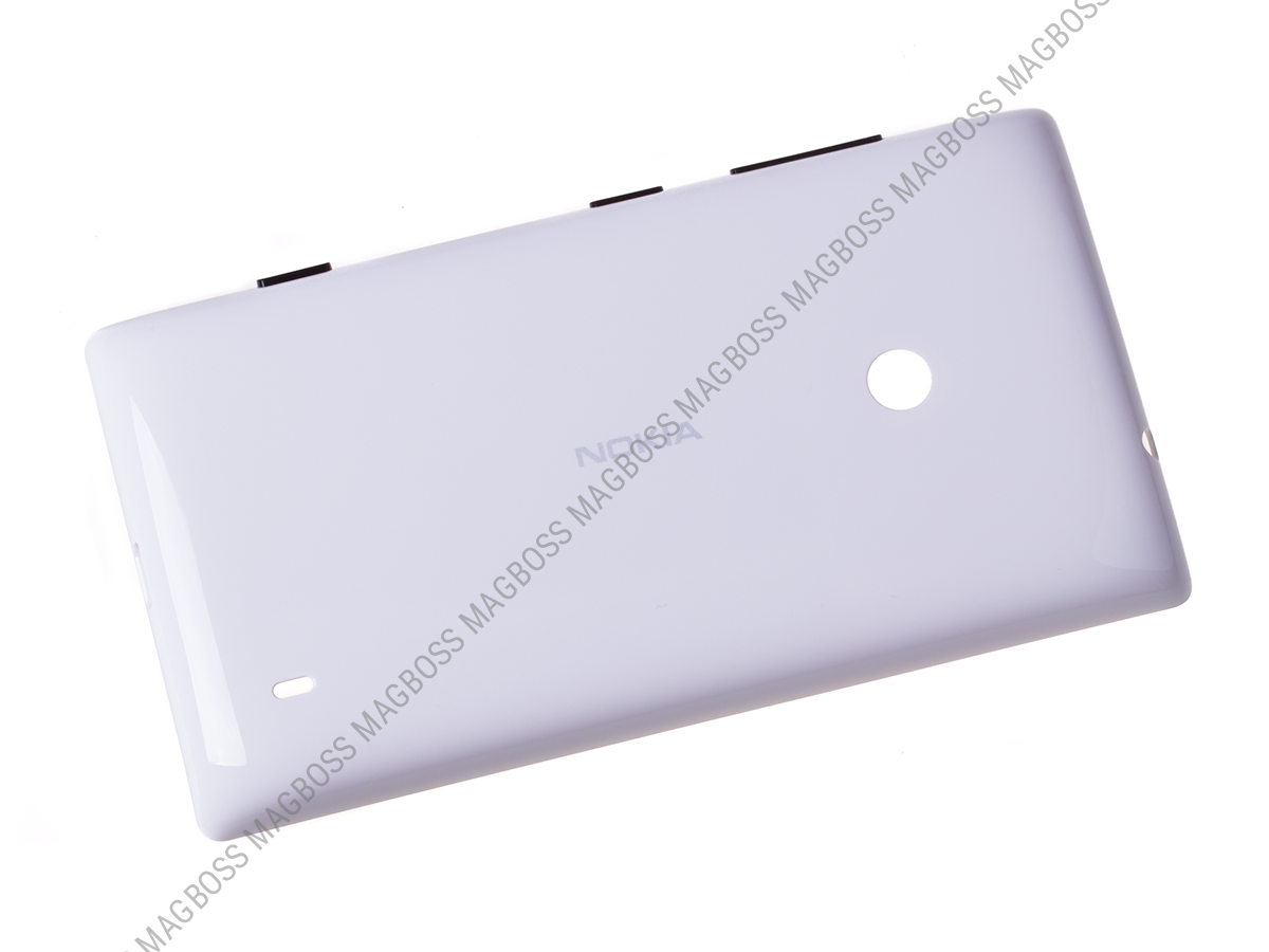 2506M1, 00812N5 - Klapka baterii Nokia Lumia 525 - błyszcząca biała (oryginalna)