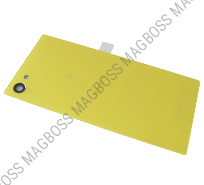 1295-4898 - Klapka baterii Sony E5803/ E5823 Xperia Z5 Compact - żółta (oryginalna)