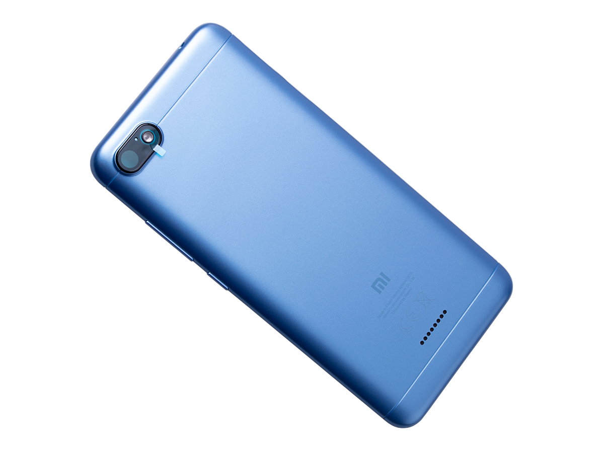 552228930021 - Klapka baterii Xiaomi Redmi 6A - niebieska (oryginalna)