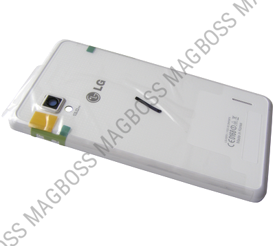 EAA62946606  - Klapka baterii z anteną NFC LG E975 Optimus G - biała (oryginalna)