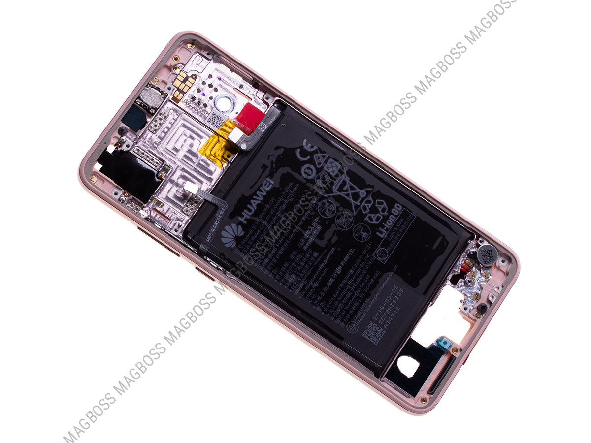 02351VTP, 02351WKK - Korpus z baterią Huawei P20 - różowo złoty (oryginalny)