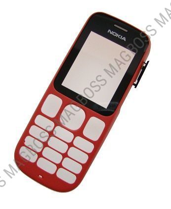 0258938 - Obudowa przednia Nokia 100/ 101 - czerwona (oryginalna)