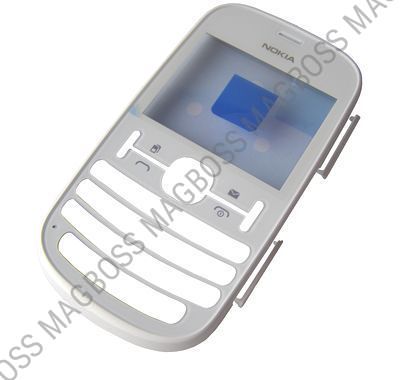 0259464 - Obudowa przednia Nokia 200 - biała (oryginalna)