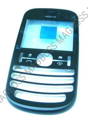 0258867 - Obudowa przednia Nokia 200 - grafitowa (oryginalna)