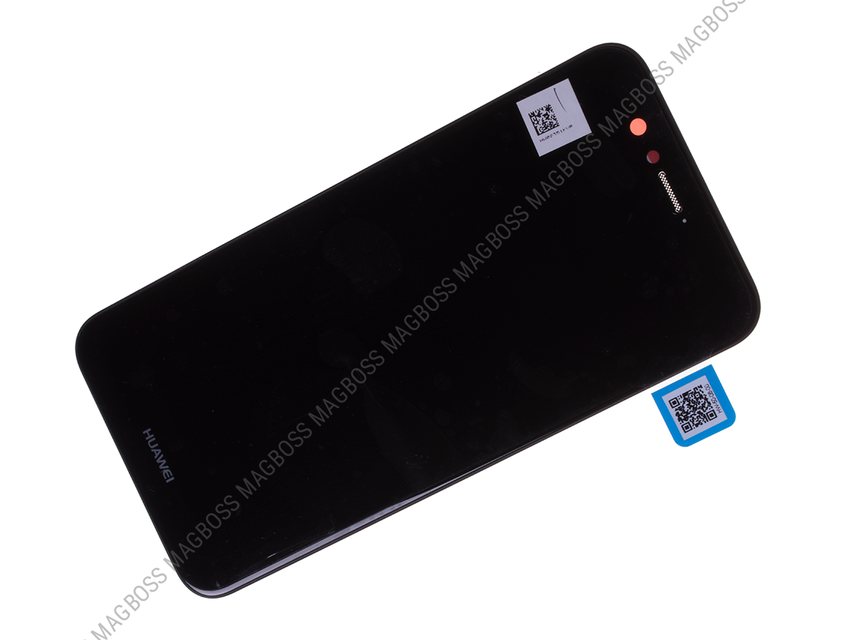 02351LQX - Obudowa przednia z ekranem dotykowym i wyświetlaczem Huawei Nova 2 - czarna (oryginalna)
