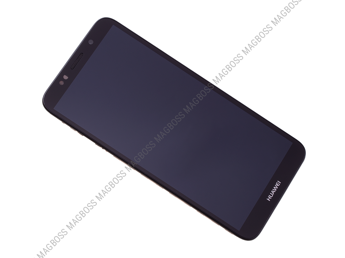 02351XHU - Obudowa przednia z ekranem dotykowym i wyświetlaczem Huawei Y5 2018 - czarna (oryginalna)