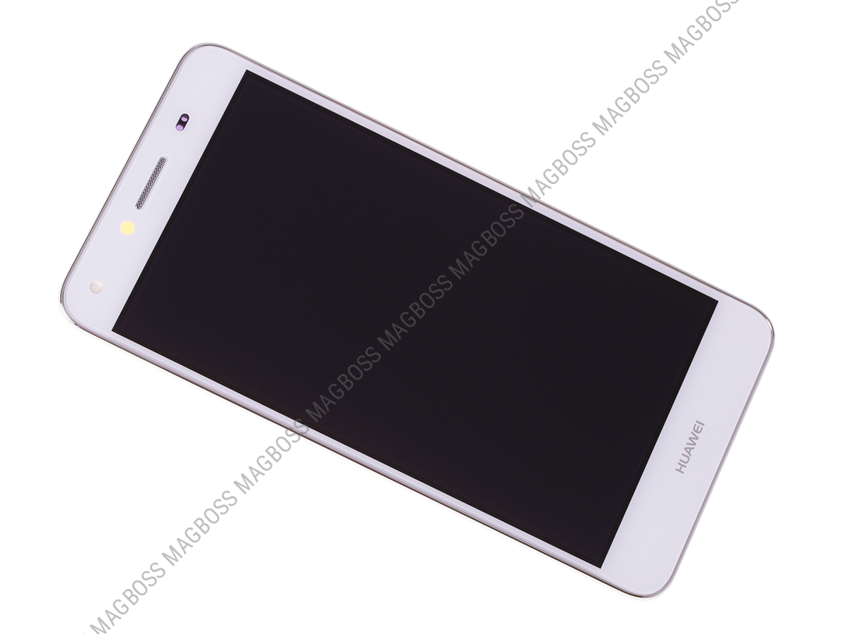 97070NVT - Obudowa przednia z ekranem dotykowym i wyświetlaczem Huawei Y5 II (4G) - biała (oryginalna)