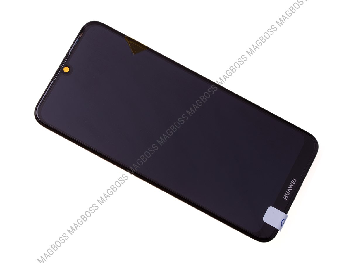 02352LVM - Obudowa przednia z ekranem dotykowym i wyświetlaczem Huawei Y6 2019 - czarna (oryginalna)