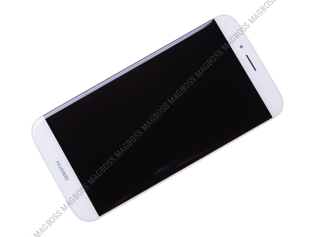 02350KJG - Obudowa przednia z ekranem dotykowym i wyświetlaczem LCD Huawei G8 - champagne (oryginalna)