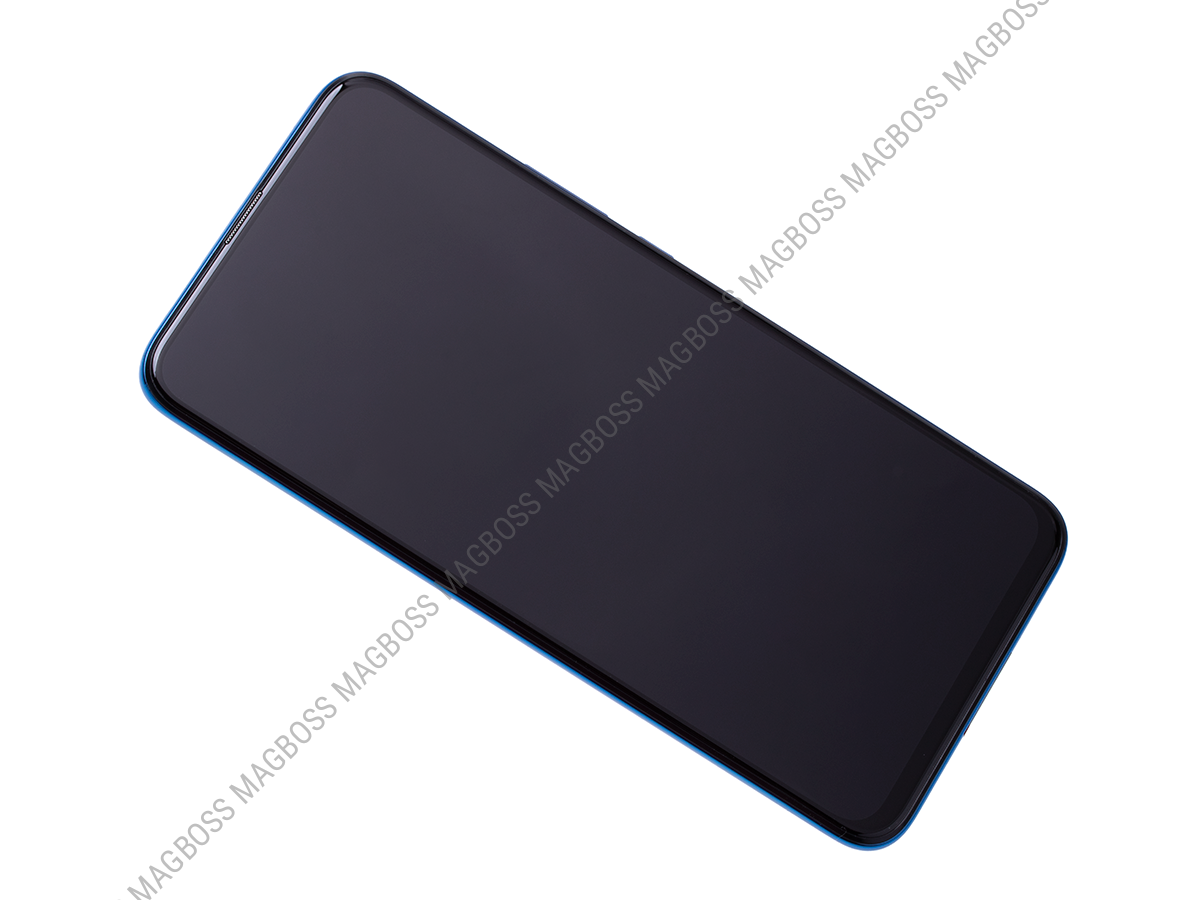 02352RXU - Obudowa przednia z ekranem dotykowym i wyświetlaczem LCD Huawei P Smart Z - niebieska (oryginalna)