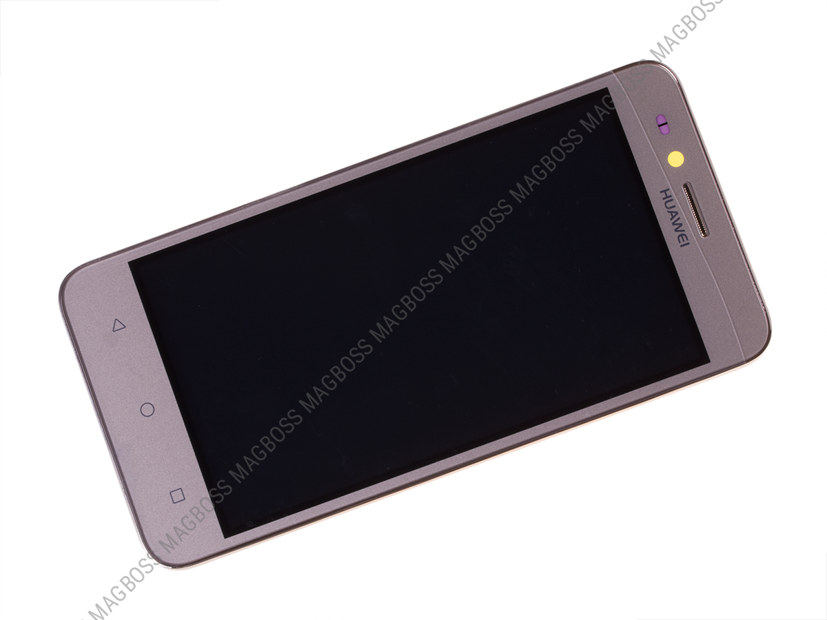 97070NBF - Obudowa przednia z ekranem dotykowym i wyświetlaczem LCD Huawei Y3II (4G) - złota (oryginalna)