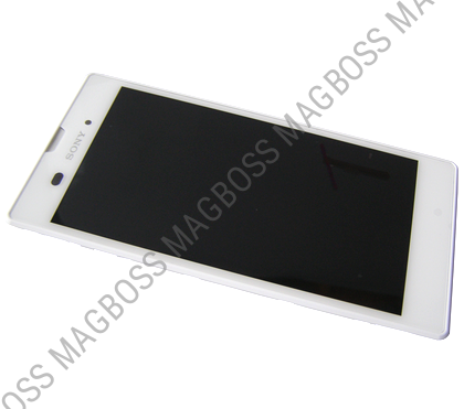 F/191GUL0006A - Obudowa przednia z ekranem dotykowym i wyświetlaczem LCD Sony D5102 Xperia T3/ D5103, D5106 Xperia T3 LTE - biała (oryginalna)