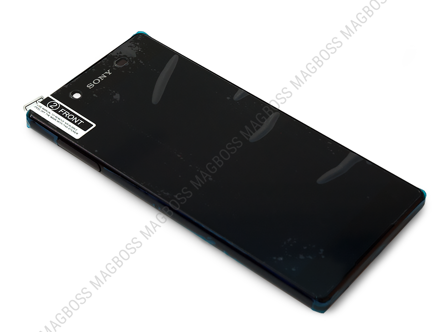 1293-1496 - Obudowa przednia z ekranem dotykowym i wyświetlaczem LCD Sony E6553 Xperia Z3+ - czarna (oryginalna)